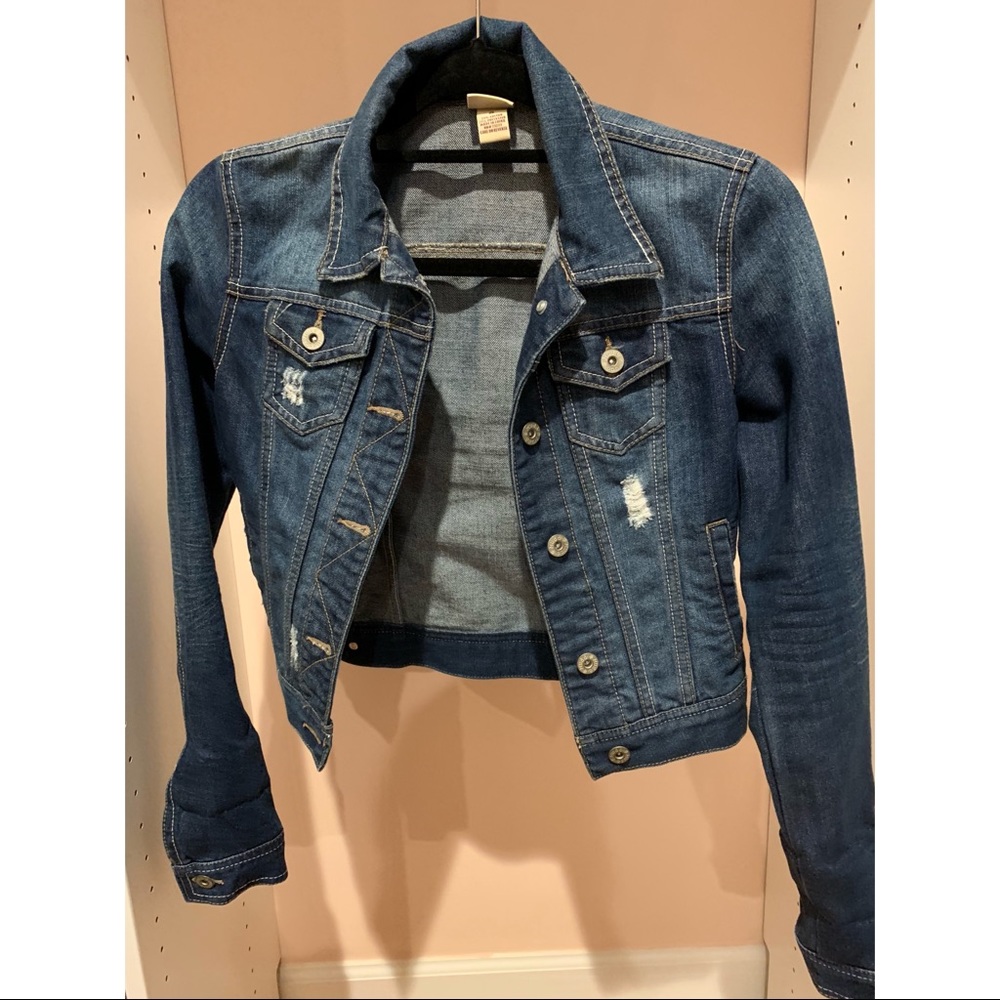 Distressed Jean Jacket